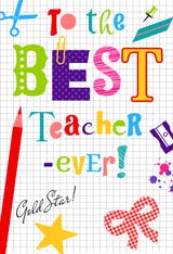 Thank You Teacher - Thank You Card For Teacher